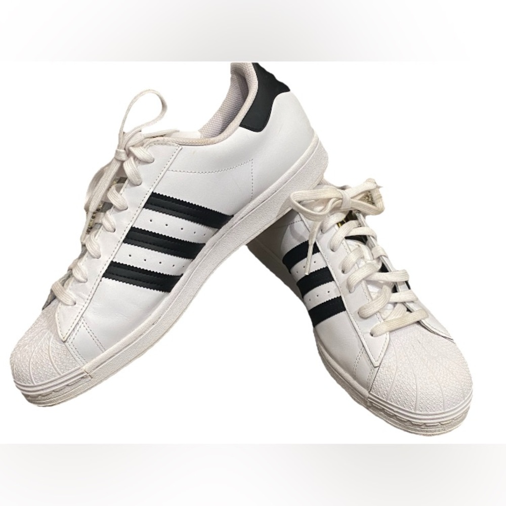 Adidas Superstar Men’s White Black Size 12 Sneakers